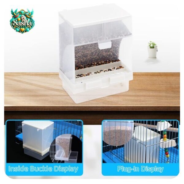 Birds No wastage feeder (500 gram ) - Image 4