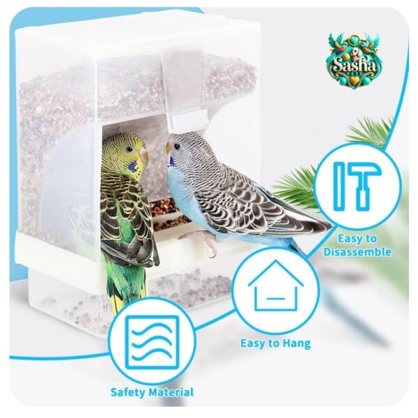 Birds No wastage feeder (500 gram ) - Image 2